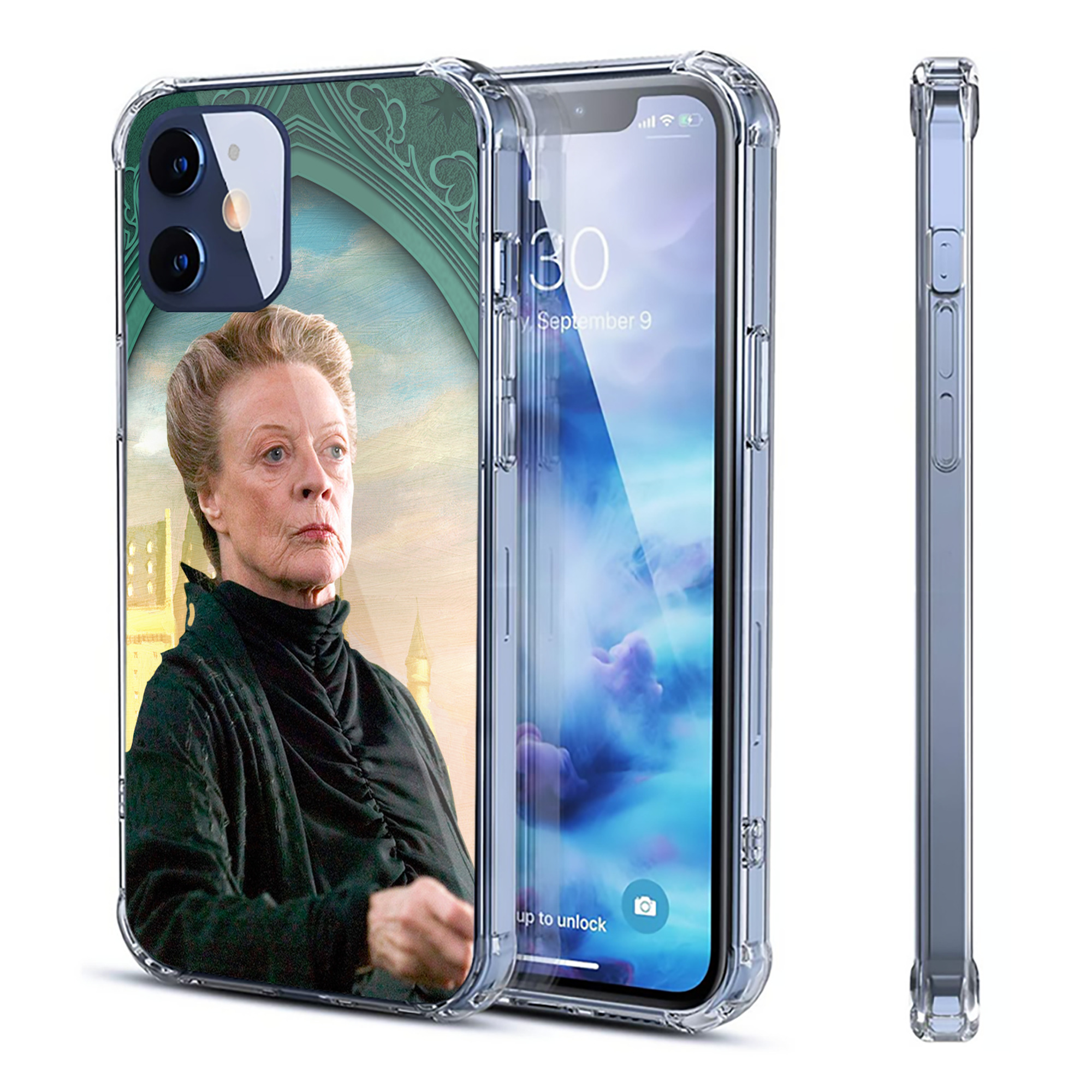 （画像用） Harry Potter ハリー・ポッターシリーズ 【iPhone 12シリーズ対応】透明スマホケース（クリアソフトケース）